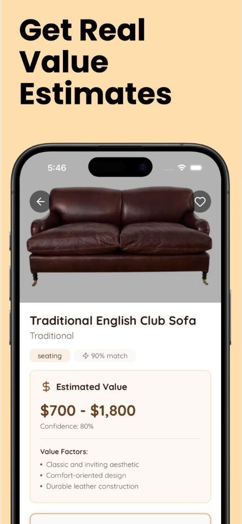 Analyzing furniture photo